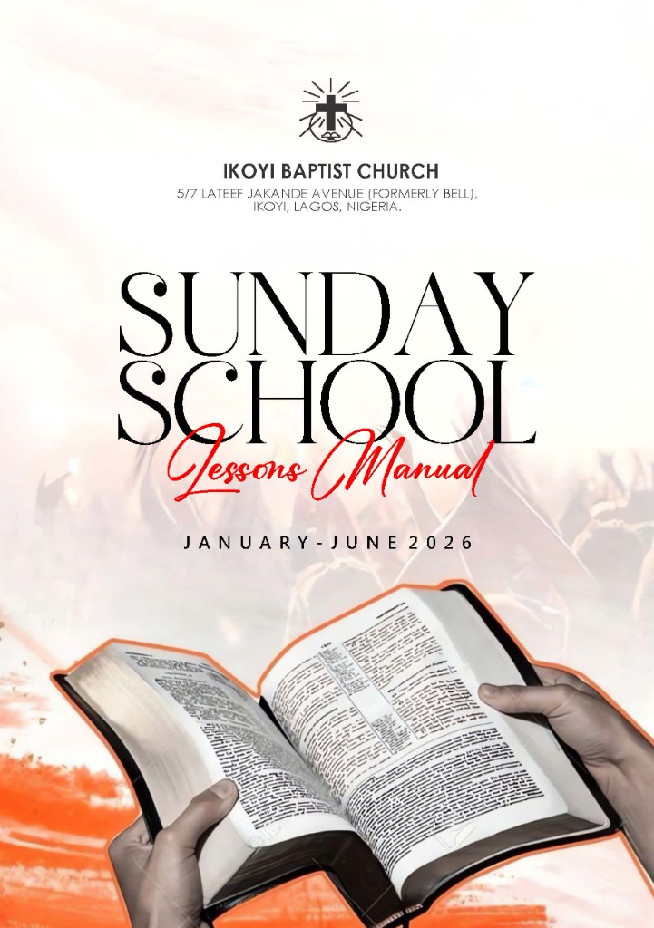 Sunday School Lessons Manual 2026